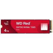 Western Digital WDS400T1R0C-68BDK0 WD Red SN700 NVMe SSD M.2 4 TB PCI Express 3.0 velocita' lettura 3400 MB-s velocita' scrittura 3100 MB-s colore Nero