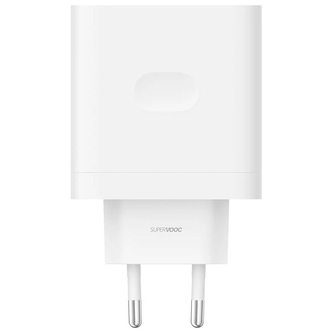 Oppo 6932169343428 SUPERVOOC Caricabatterie USB 45W Ricarica Rapida colore Bianco