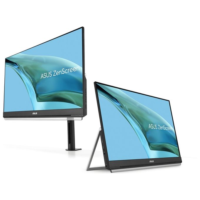 Asus MB249C ZenScreen Monitor PC 23.8'' Full HD IPS LED 1920x1080 75Hz AMD FreeSync USB-C 60W HDMI Altoparlanti colore Nero