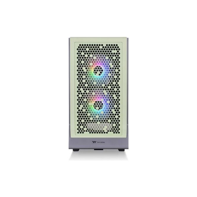 Thermaltake CA-1Y2-00MEWN-00 Ceres 300 TG ARGB Case PC Midi Tower ATX Vetro Temperato 2x 140 mm USB-C colore Verde