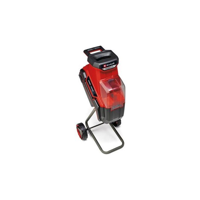 Einhell 3430710 REDAXXO 36-25 Biotrituratore a Batteria 36 V 3000 rpm 3 lame reversibili in acciaio speciale colore Nero Rosso