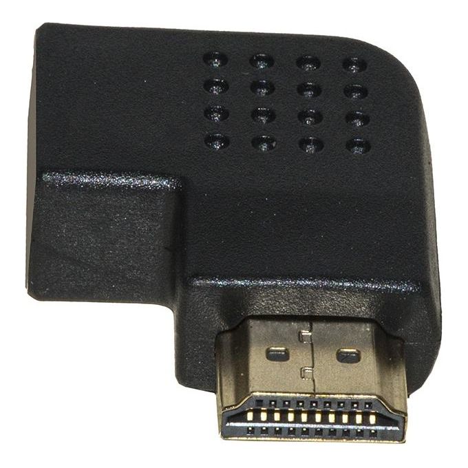 Link adattatore hdmi maschio - hdmi femmina angolato 90° verso sinistra