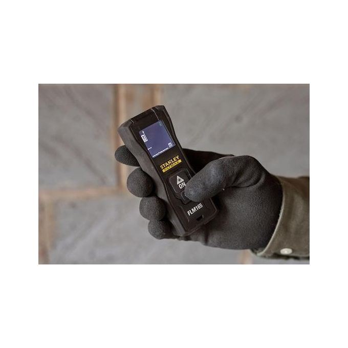 Stanley FMHT77165-0 FatMax Misuratore Laser 50 m precisione 1,5 mm batteria Li-Ion ricaricabile USB colore Nero