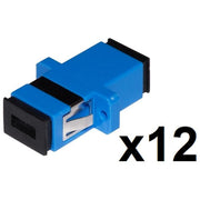 Link Confezione 12 Adattatori Fibra Ottica Sc-Sc Singlemode Simplex Upc