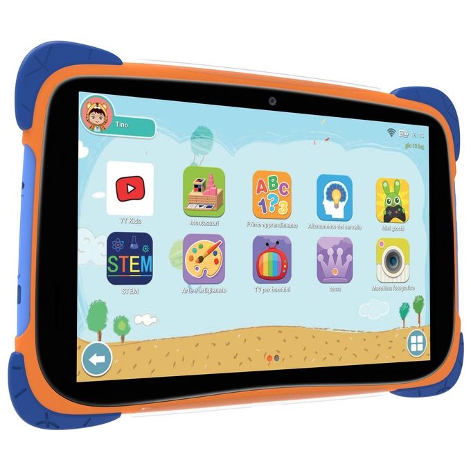 Mediacom M-SP10KID Smart KID 10 Tablet 32 GB RAM 3 GB Android 14 Wi-Fi Bluetooth 5.2 colore Multicolore