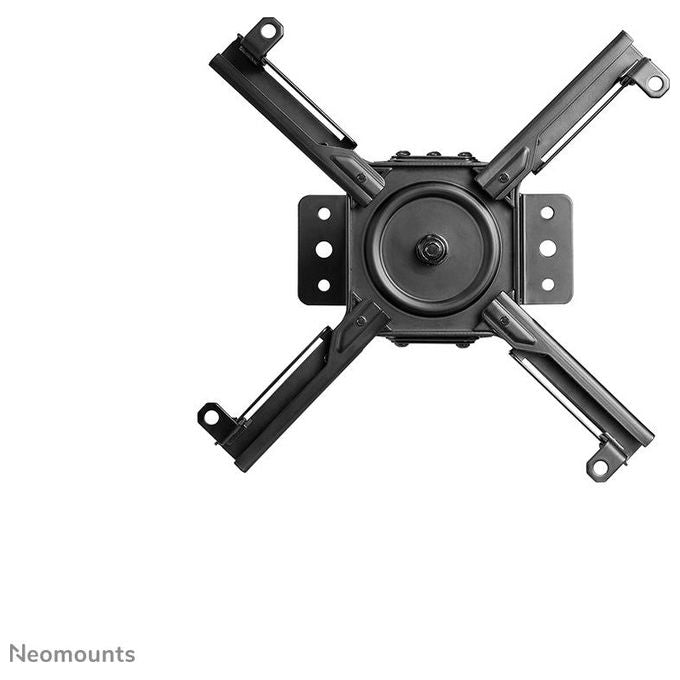 Neomounts W126813331 CL25-550BL1 Supporto da Soffitto per Proiettore Altezza Regolabile 74,5-114,5 cm Carico Massimo 35 Kg con Gestione Cavi Sistema Easy Release colore Nero