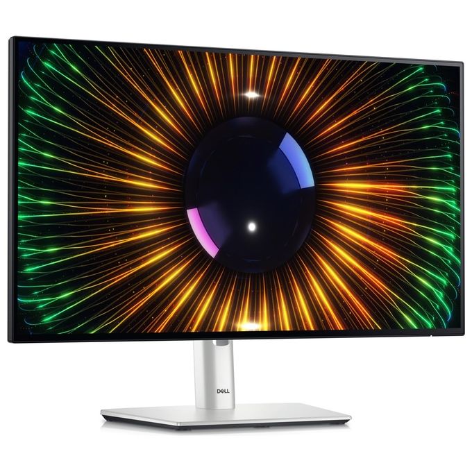 Dell U2424H UltraSharp Monitor 24'' Full HD 1920x1080 120Hz IPS 100% sRGB 2x USB-C HDMI DisplayPort colore Argento