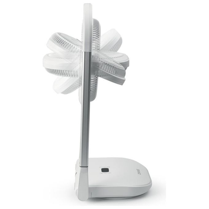 Macom 986 Slimmy Ventilatore a Piantana Pieghevole 9 Velocita' 13W Timer 8h Telecomando colore Bianco
