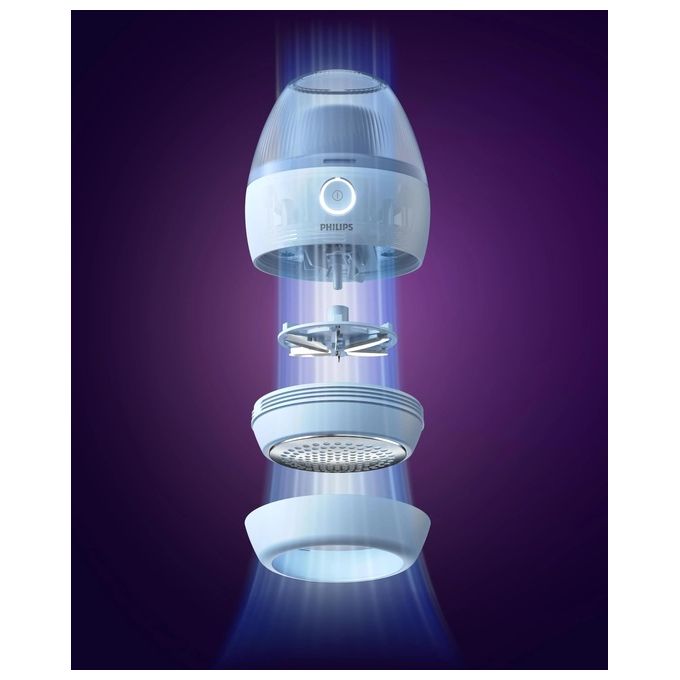 Philips GCA2100-20 Serie 1000 Levapelucchi Ricaricabile USB 90 min autonomia contenitore rimovibile colore Blu