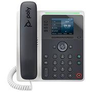 HP Poly 82M87AA Poly Edge E220 Telefono IP 4 linee Display 2.8'' IPS Gigabit Ethernet PoE Bluetooth 5.0 NFC colore Nero