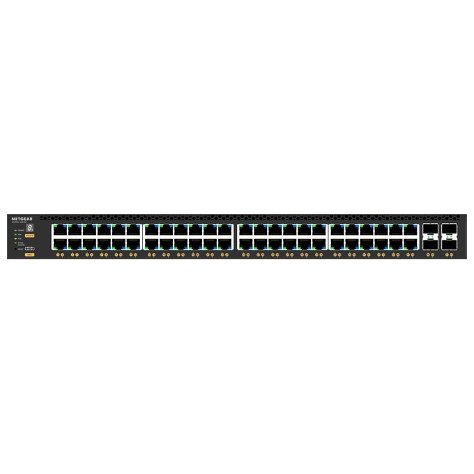 NETGEAR GSM4352-100NES M4350-48G4XF Switch Gestito L3 48 Porte Gigabit Ethernet 4 Slot SFP+ PoE 1U colore Nero