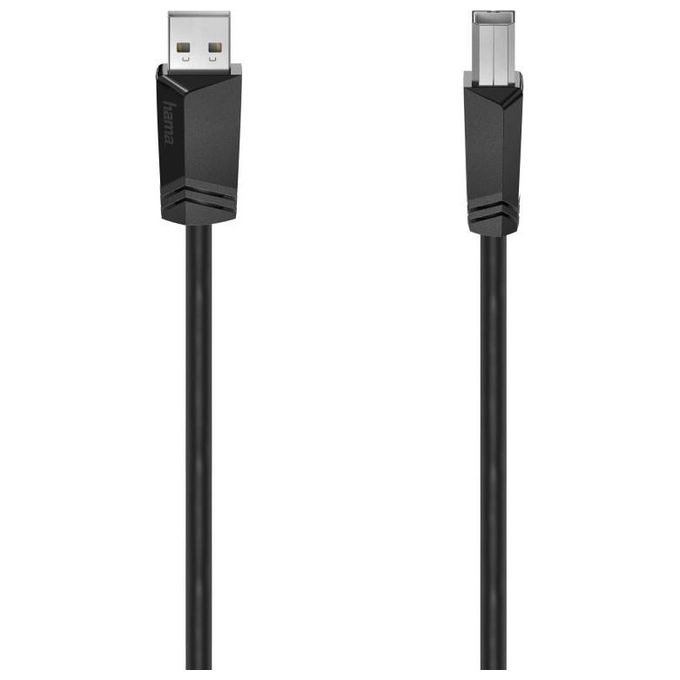Hama Cavo Usb A 2.0-Usb B 2.0 5mt Nero