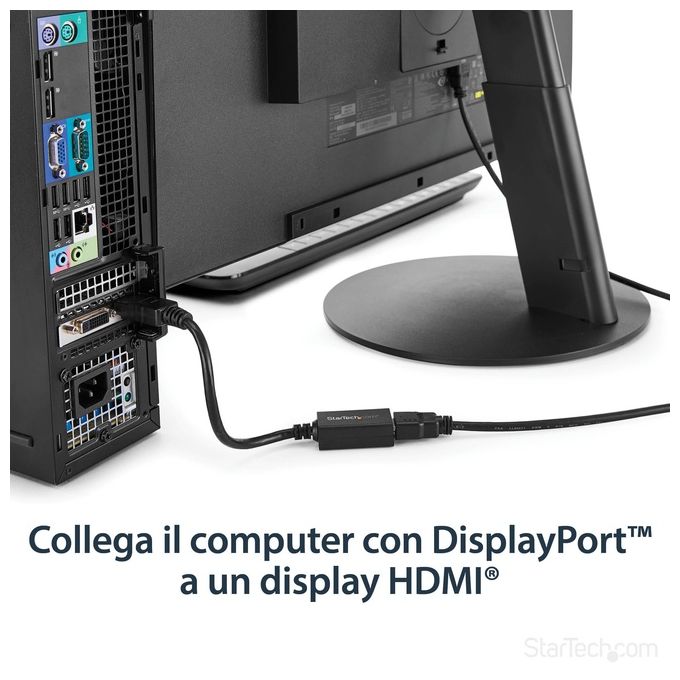 StarTech.com Adattatore Convertitore Video Displayport A Hdmi