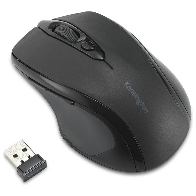 Kensington K72481WW Mouse MY310 EQ Wireless 6 Pulsanti DPI 800-1200-1600 USB-A Ricarica Batteria AAA colore Nero