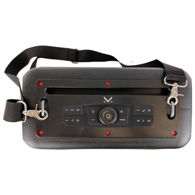 New Majestic 116139 BK FIRE 39 Altoparlante da festa 40 W RMS 320 W PMPO Bluetooth 5.3 TWS IPX4 colore Nero