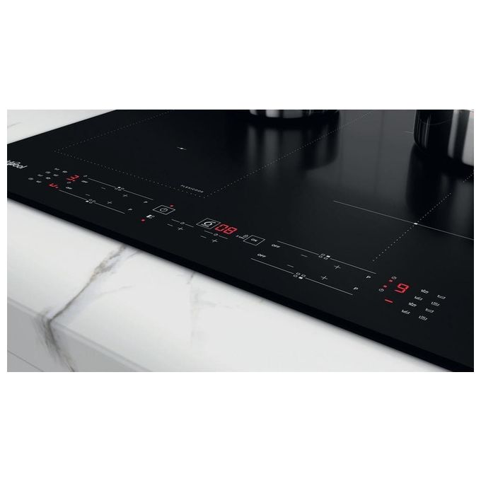 Whirlpool WL B1160 BF Piano cottura a induzione 59 cm 4 zone FlexiCook controllo Touch 7200 W colore Nero