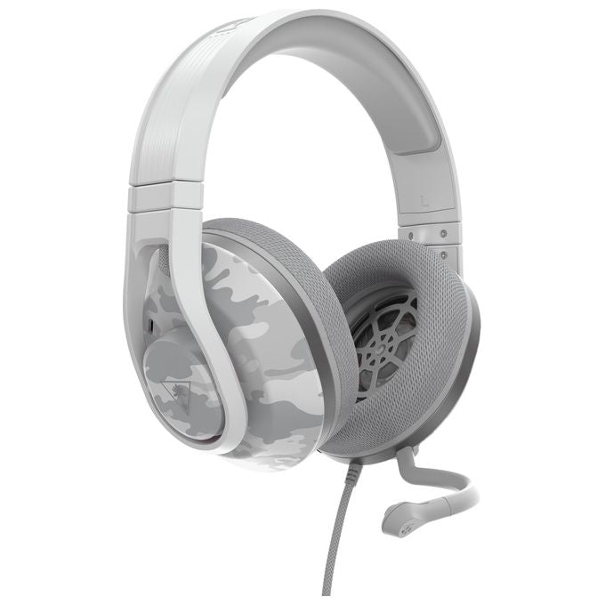Turtle Beach TBS-6405-02 Recon 500 Cuffie Gaming Cablate Driver 60 mm Microfono Rimovibile Multipiattaforma colore Bianco