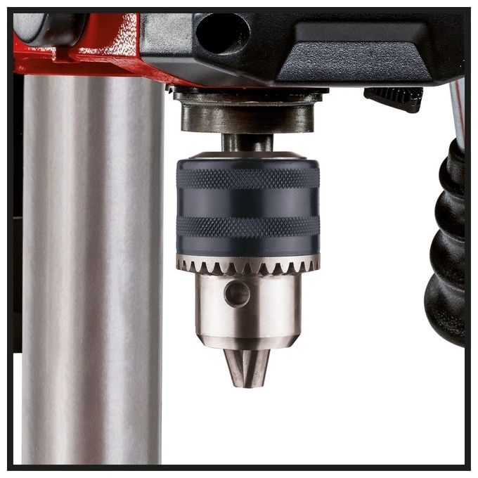 Einhell 4520592 TC-BD 450 Trapano a Colonna Chiave 450 W 5 Velocita' 600-2650 rpm Inclinazione Tavolo -45 a 45° colore Nero Rosso