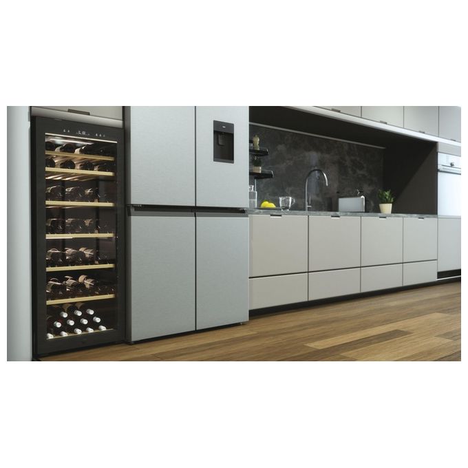Haier HWS84GA Wine Bank 50 Serie 5 Cantinetta Vino con Compressore 84 bottiglie 1 zona 149 kWh Classe G 37 dB colore Nero