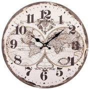 Lowell Orologio Parete Hold Style Cassa in Mdf Quadrante Anticato Diamertro 33.5cm