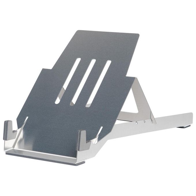 R-Go Tools RGORIBASI Supporto per laptop R-Go Riser Basic Regolabile in Altezza 3 Posizioni Alluminio HYLITE colore Argento