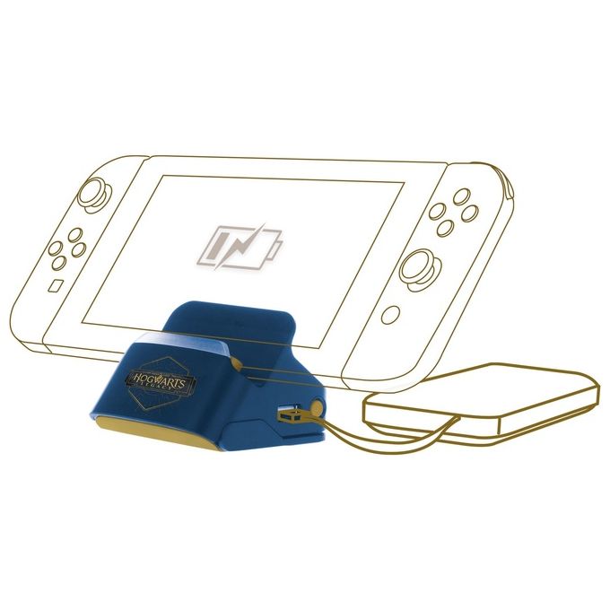 Freaks And Geeks Dock e Stand 2 in 1 Hogwarts Legacy Nintendo Switch OLED HDMI ricarica connessione TV colore Nero
