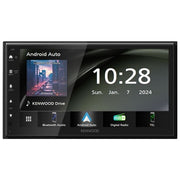 Kenwood, Autoradio 2 DIN, DMX5023DABS, Ricevitore Multimediale, Wi-Fi, Bluetooth, Nero