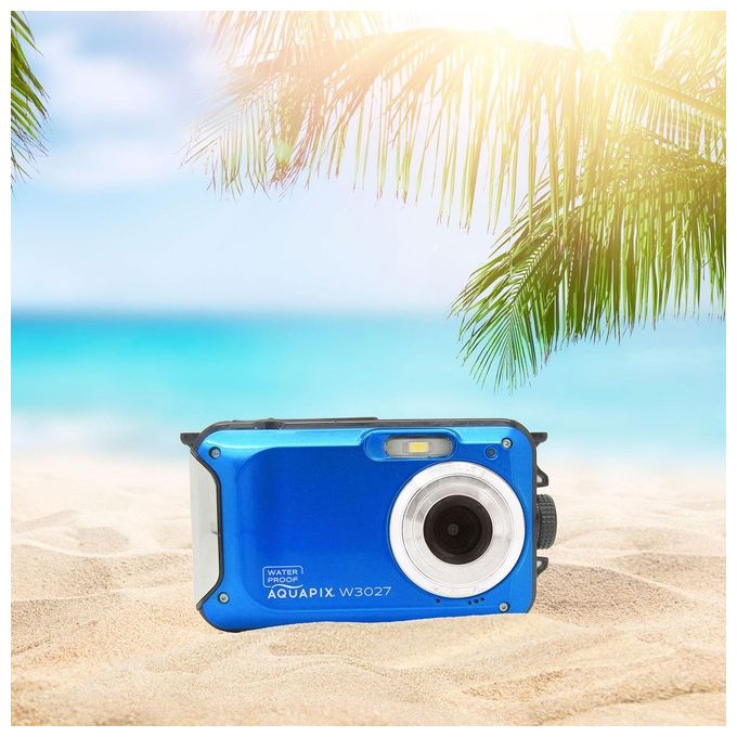 Easypix 10034 W3027 Wave Fotocamera Compatta 5 MP Full HD Impermeabile fino a 3 m colore Blu
