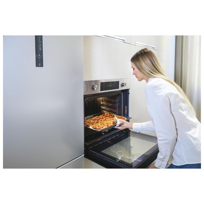 Candy FCT686X WIFI New Timeless Forno da incasso Elettrico Ventilato 70 L Classe A Pirolitico Aquactiva Wi-Fi 9 funzioni (60x60x60 cm) colore Inox