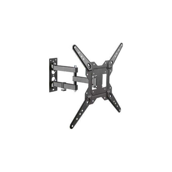 G.B.S. Elettronica 42865-EXTRA ELB-2342-3 MAX Supporto Universale per TV 23''-42'' Portata 30 Kg VESA 400x400 Rotazione ±90° Inclinazione -3° +10° colore Nero