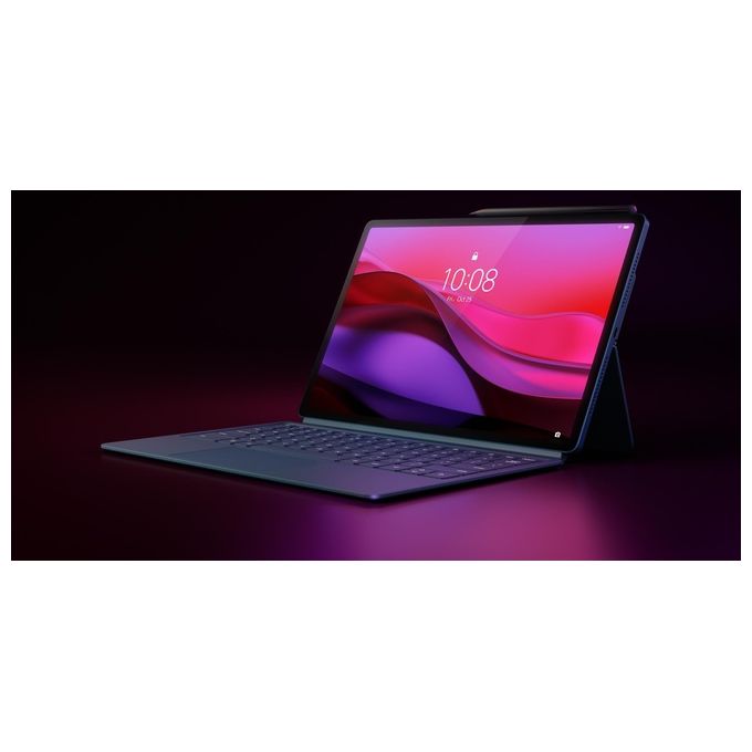 Lenovo ZAEG0015IT Yoga Tab Plus Tablet Android 12.7'' 3K Snapdragon 8 Gen 3 16 GB RAM 256 GB Wi-Fi 7 Android 14 Tastiera e Pennino inclusi colore Tidal Teal