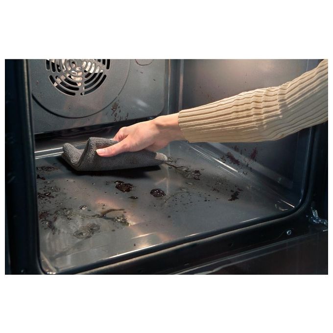 Whirlpool W7OM44S1P Forno Elettrico Multifunzione da Incasso Autopulente Pirolitico Capacita' 73 Litri Classe energetica A+ Tecnologia Sesto Senso Ready2cook Cook4 Cook3 8 Funzioni 60 cm Nero