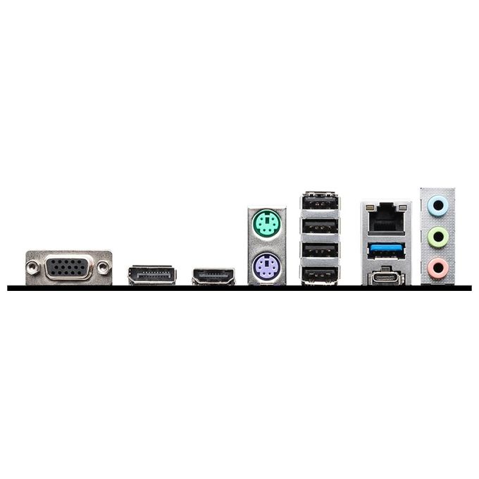 MSI 7E02-009R PRO B760M-P Scheda madre Intel B760 LGA 1700 DDR5 6800+ MHz OC 4 DIMM Dual Channel M.2 Gen4 USB 3.2 Gen 2 Type-C Realtek LAN colore Nero