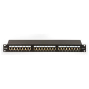 Link LKP624S Pannello Patch Schermato 24 Porte RJ45 CAT 6 19'' 250 MHz POE+ colore Nero