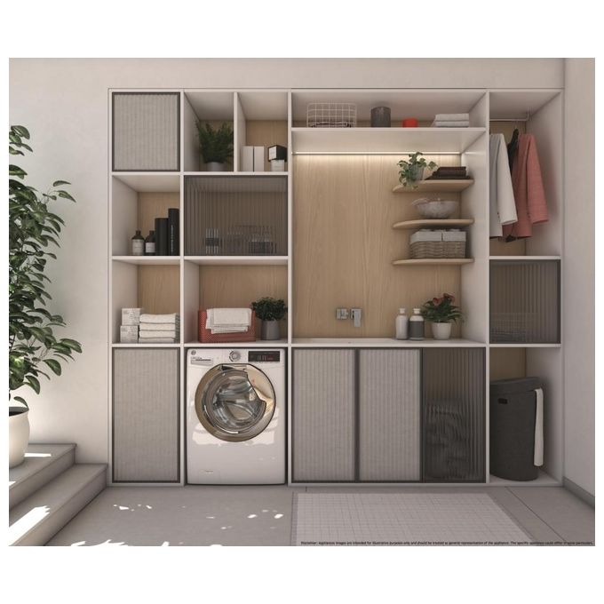 Hoover lavasciuga da incasso h3ds4642dac3 11 6 4 kg 1400 giri frontale 60 cm Bianco