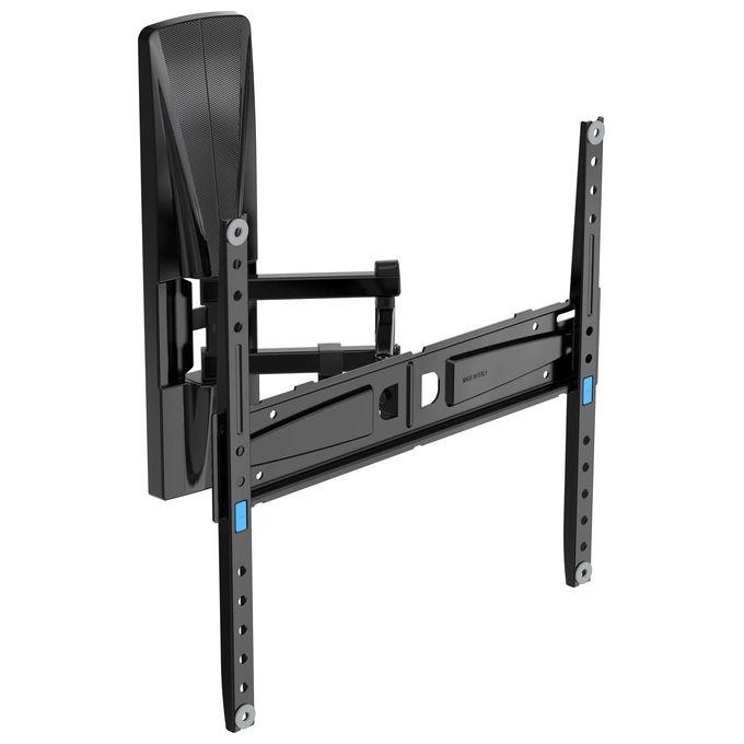 Meliconi 480879 Extra XDR200400 CG Staffa TV Parete Doppio Braccio 32'' 65'' VESA 200 300 400 Portata 30 Kg colore Nero