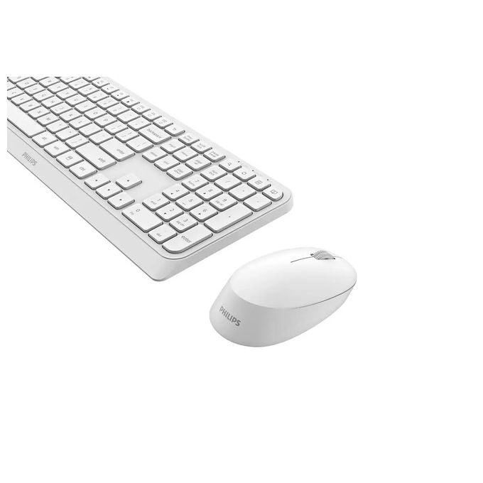 Philips 3000 series SPT6307W-34 Tastiera Mouse Incluso RF Wireless QWERTY Inglese Bianco