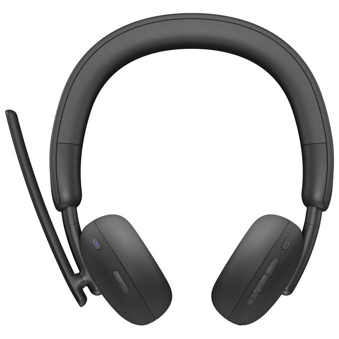 DELL WL3024-DWW Cuffie senza fili Pro Auricolare Con cavo e senza cavo Bluetooth 5.3 Cancellazione rumore AI Microfono asta 41 h autonomia colore Nero