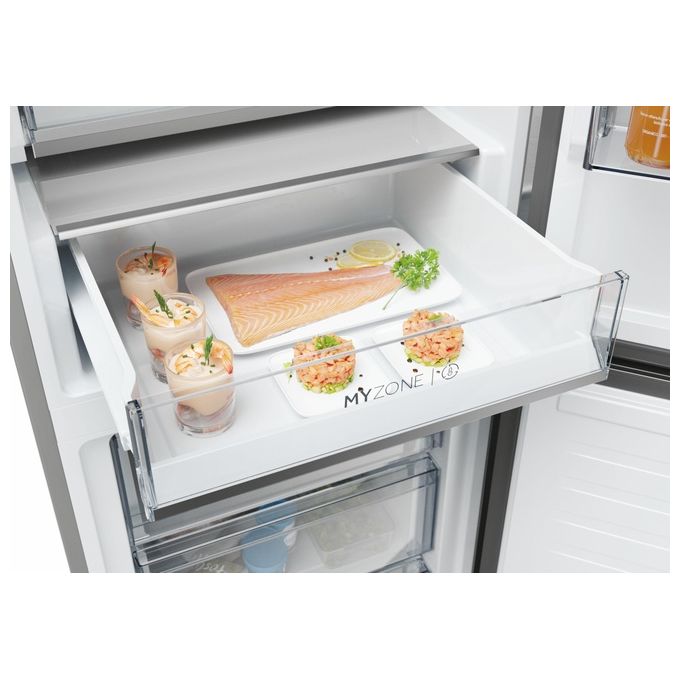 Haier HDPW5620DNPK Serie 5 Pro Frigorifero Combinato 406 L 205 cm Classe D 35 dB Total No Frost Wi-Fi colore Acciaio Inox