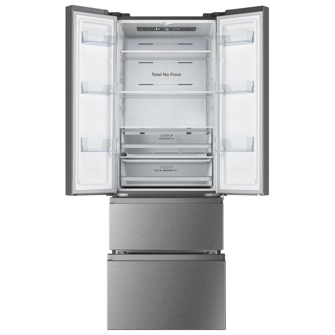Hisense RF632N4BCE Frigorifero French Door 485 L 200 cm Classe E 38 dB Total No Frost Multi Air Flow colore Acciaio Inox