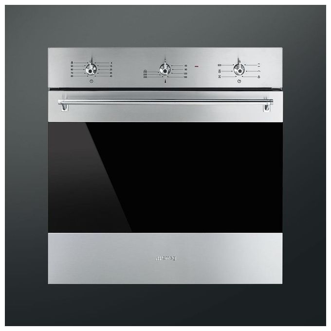 Smeg Forno ventilato 60cm acciaio inox antimpronta Estetica Classica Classe A
