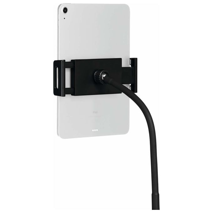 Durable 894201 TWIST Supporto per tablet da pavimento con braccio snodabile 4.7-13 pollici fino a 800 g altezza regolabile fino a 1.69 m rotazione 360° colore Nero