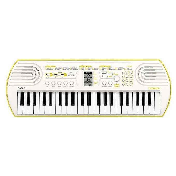 Casio SA-80H5 SA-80 Tastiera Musicale 44 Mini Tasti 100 Suoni 50 Ritmi colore Bianco