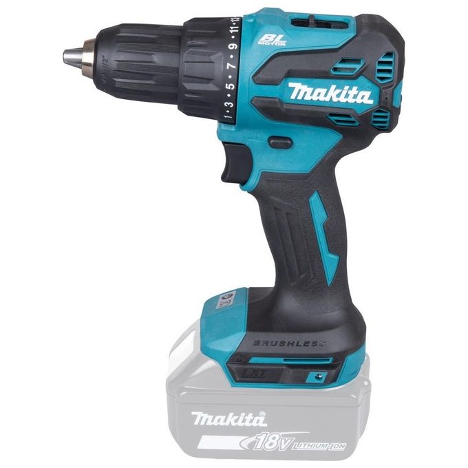 Makita DHP490Z Trapano avvitatore a percussione Brushless 18 V 65 Nm 0 - 500 - 1900 min-1 20 posizioni colore Nero