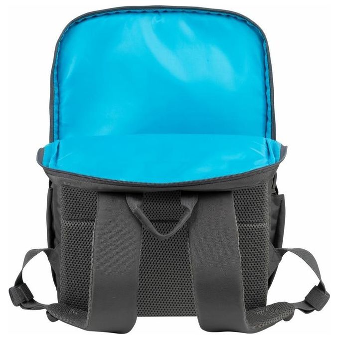 Rivacase 8267 GREY Zaino City Backpack per Notebook 17.3'' 2 Scomparti Idrorepellente Poliestere colore Grigio