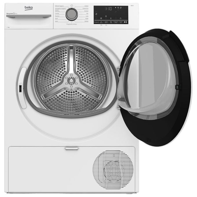 Beko BMT113EW Asciugatrice Pompa di Calore 11 Kg Classe D Inverter OptiSense 15 Programmi (85x60x67 cm) colore Bianco