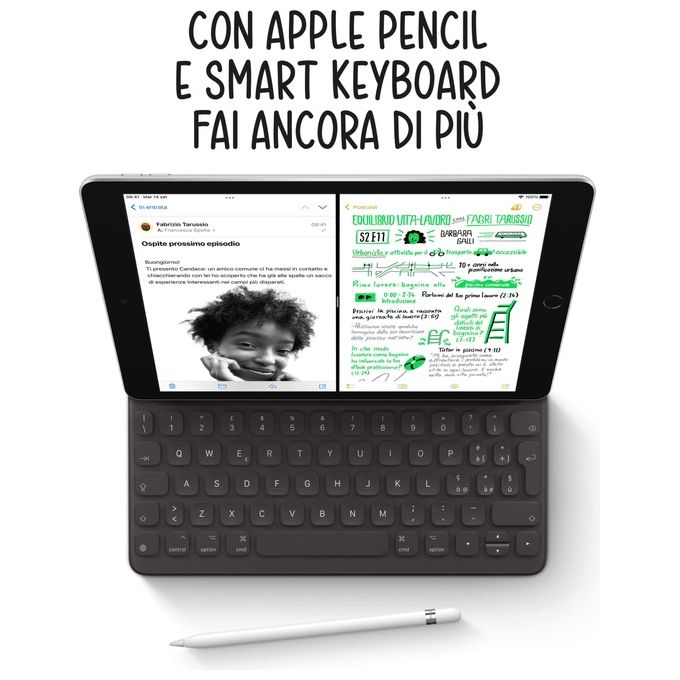 Apple MK2K3TY-A iPad 10,2'' 9ª Generazione Wi-Fi 64GB chip A13 Bionic colore Grigio Siderale