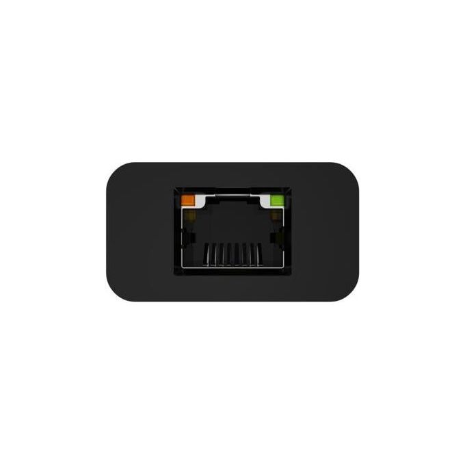 Belkin INC012BTBK Adattatore USB-C a Ethernet 2.5 Gbps 10-100-1000-2500 Mbps Wake on LAN colore Nero