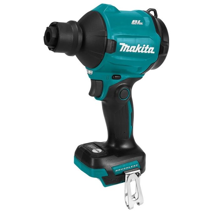 Makita DAS180Z Soffiatore a Pistola 18V con Motore Brushless 4 Velocita' LED Colore Nero Blu