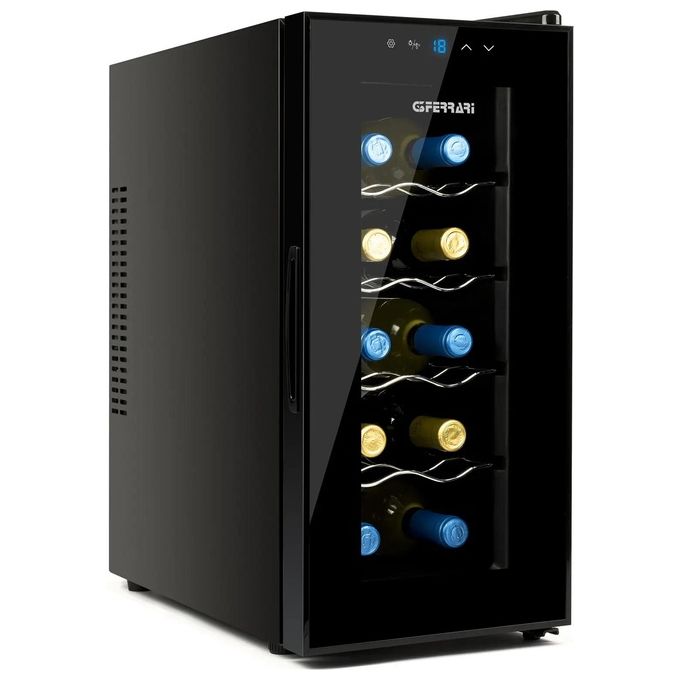 G3 Ferrari G90047 Riservetta 10 Cantinetta Termoelettrica 10 Bottiglie 28 L Doppia Peltier 35 dB Classe E Display LED colore Nero